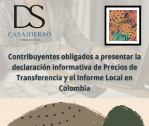 Esta imagen es para identificar que empresas están obligados a Precios de Transferencia Colombia.